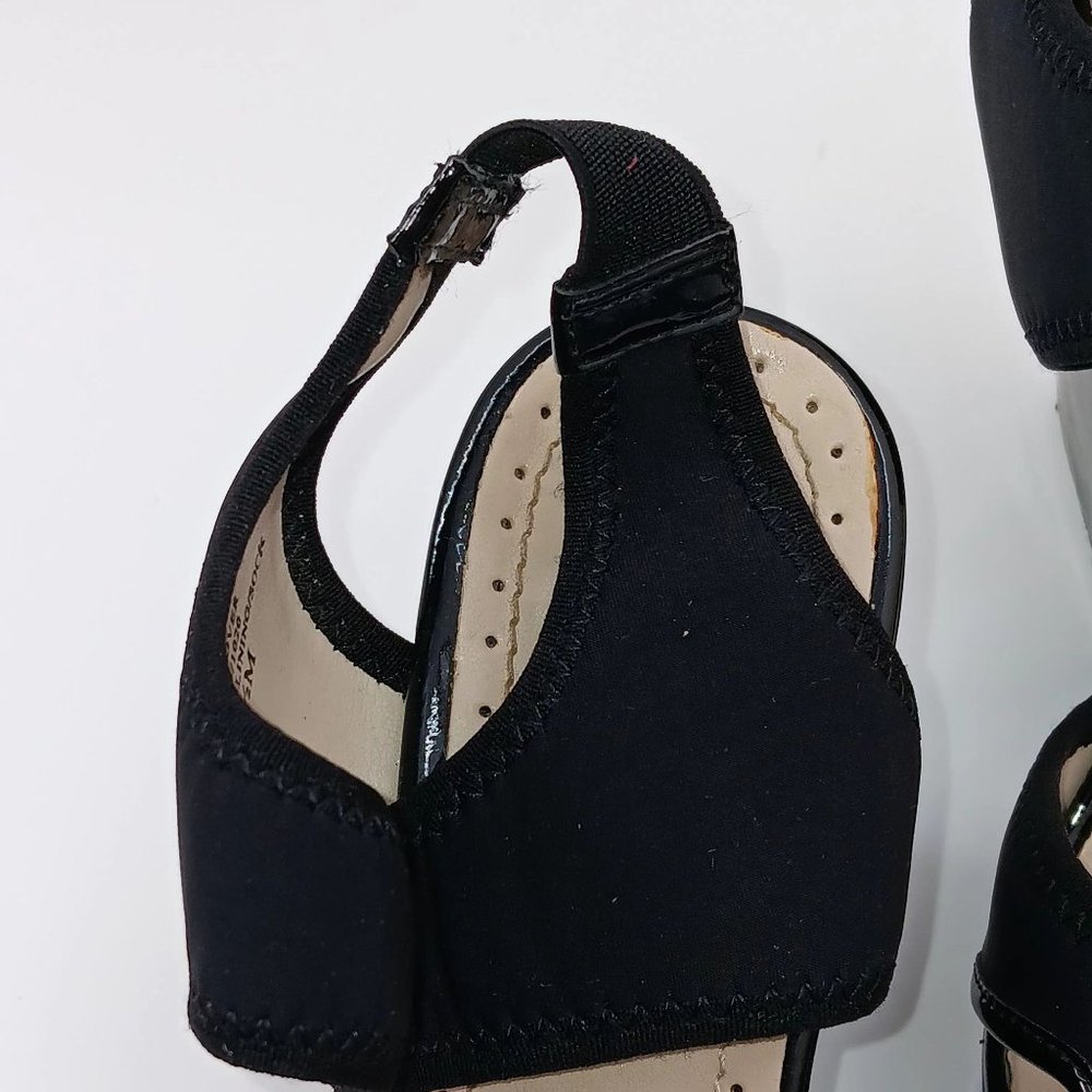 ADRIENNE VITTADINI BLACK PLATFORM SANDALS SIZE 7.5M - Picture 11 of 16